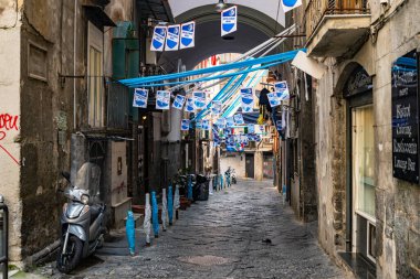 Napoli, İtalya, 6 Mayıs 2023, Maradona 'dan 33 yıl sonra, şehir SerieA unvanı için coşkuyu kutluyor..