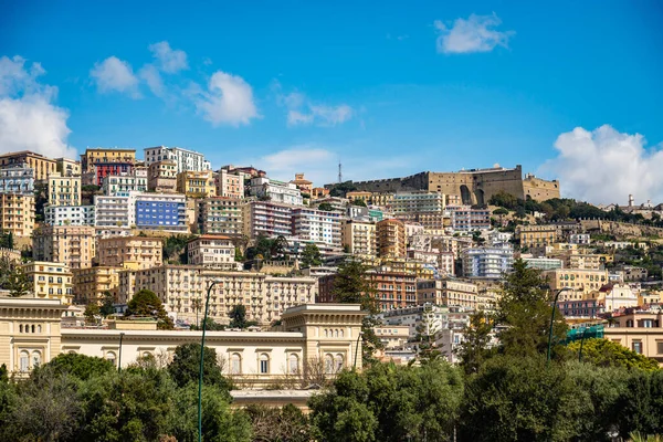 Neapels Stad Sett Utifrån Neapels Kust Italien — Stockfoto