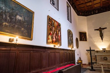 Napoli, İtalya 'nın Forcella bölgesindeki Disiplin della Santa Croce Kilisesi