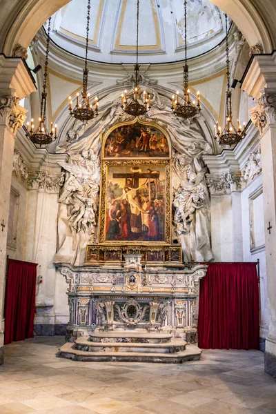 stock image Church of Disciplina della Santa Croce in Forcella district in Naples , Italy