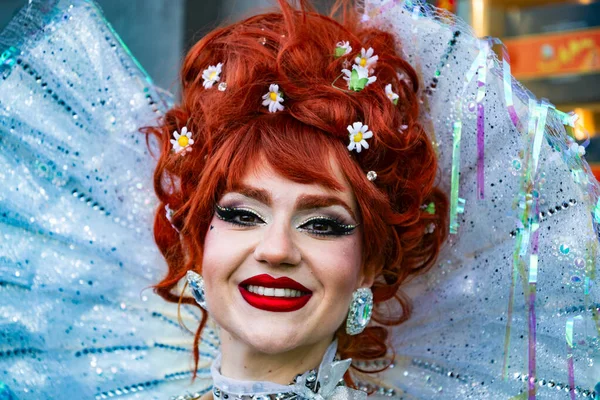 Napoli Talya Temmuz 2023 Her Yıl Gay Pride Katılanlar Binlerce — Stok fotoğraf