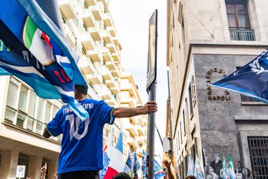 Napoli, İtalya - 23 Mayıs 2025: Mavi Diriliş: Napoli Zaferleri ve Scudetto, Futbol İddiaları. İtalya