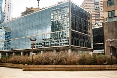 Napoli, İtalya 'daki iş merkezi Centro Direzionale' nin detayları