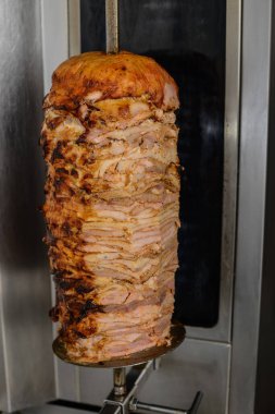 Izgarada et kebabı, yakın çekim..