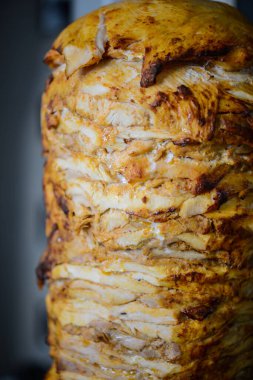 Izgarada et kebabı, yakın çekim..