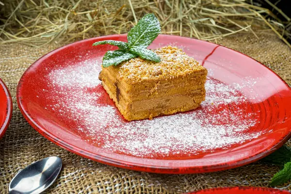 Nane ile lezzetli çikolatalı kek