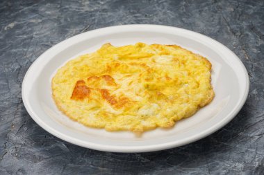 Bir tabak dolusu sade yumurta..