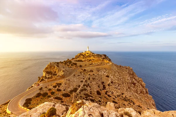 マヨルカマリョルカキャップフォーメンター風景自然地中海スペイン旅行コピースペース — ストック写真