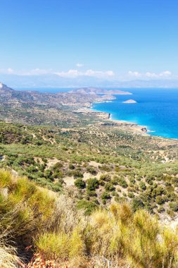 Crete Greece landscape Mediterranean Sea portrait format travel overview travelling