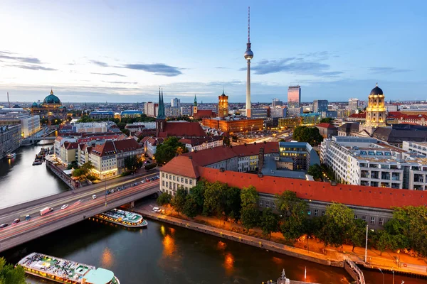 Berlin Tower Townhall Germany City River — Stock Photo, Image