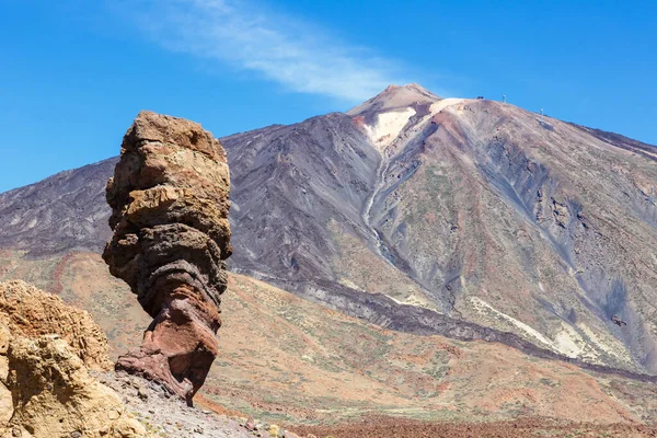 Cima Del Vulcano Teide Sull Isola Tenerife Sulle Isole Canarie — Foto Stock
