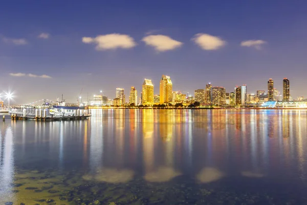 Downtown San Diego Skyline Waterfront Travel California United States — Stock Photo, Image