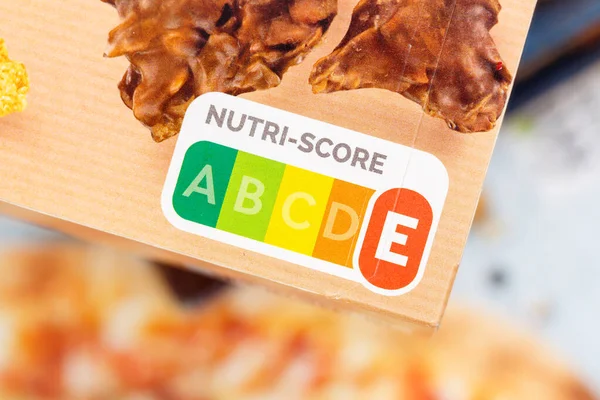 Nutri Score nutrition label symbol unhealthy eating for food Nutri-Score