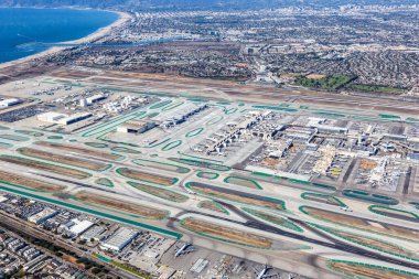 Los Angeles, ABD - 4 Kasım 2022 Los Angeles Uluslararası Havalimanı Havalimanı (LAX).