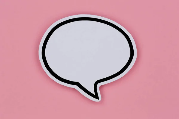 Speech Bubble Copyspace Copy Space Say Communication Concept Talking — Stock Photo, Image