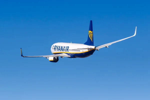 Funchal Portugal Septiembre 2022 Ryanair Boeing 737 800 Avión Aeropuerto — Foto de Stock