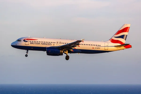 Tenerife Spanje September 2022 British Airways Airbus A320 Vliegtuig Tenerife — Stockfoto