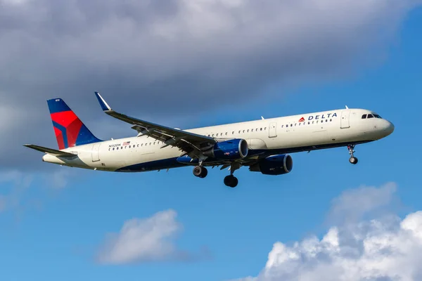 West Palm Beach Abd Kasım 2022 Delta Air Lines Airbus — Stok fotoğraf