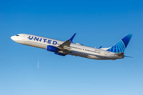 Λος Άντζελες Ηνωμένες Πολιτείες Νοεμβρίου 2022 United Boeing 737 900Er — Φωτογραφία Αρχείου
