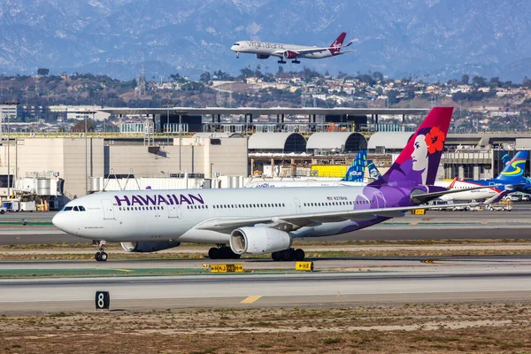 Los Angeles Abd Kasım 2022 Hawaiian Airlines Airbus A330 200 — Stok fotoğraf