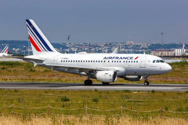프랑스 2022 프랑스의 프랑스 A318 항공기 프랑스의 오를리 Ory — 스톡 사진