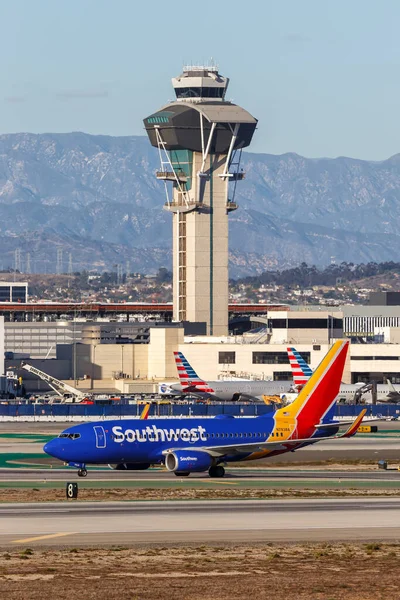 Λος Άντζελες Ηνωμένες Πολιτείες Νοεμβρίου 2022 Southwest Boeing 737 700 — Φωτογραφία Αρχείου