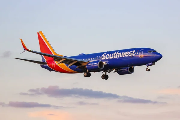 Dallas November 2022 Southwest Boeing 737 800 Aircraft Dallas Love — стокове фото