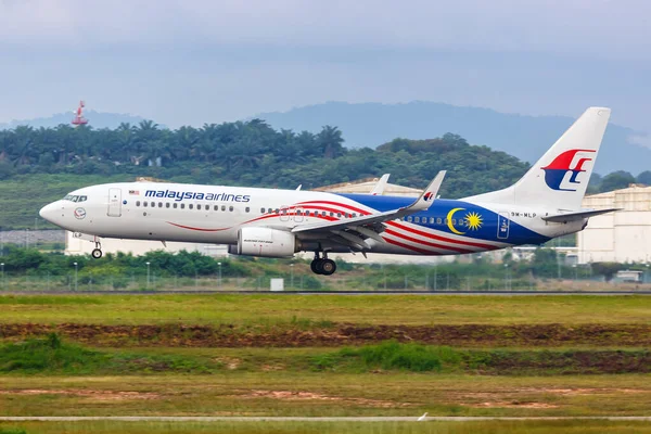말레이시아 콸라룸푸르 2023 말레이시아 737 800 말레이시아 쿠알라룸푸르 Kul 비행기 — 스톡 사진