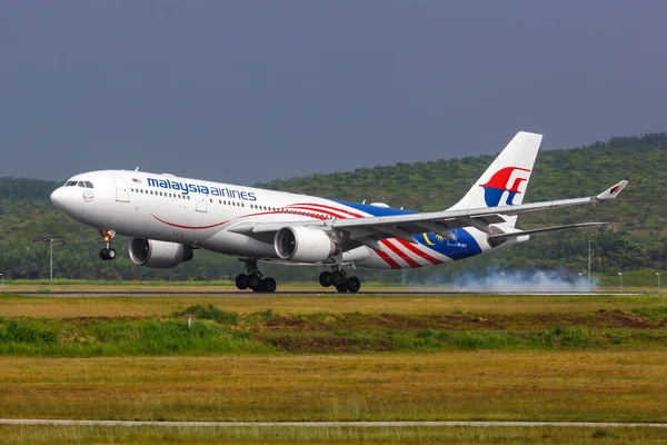 Κουάλα Λουμπούρ Μαλαισία Φεβρουαρίου 2023 Malaysia Airlines Αεροπλάνο Airbus A330 — Φωτογραφία Αρχείου