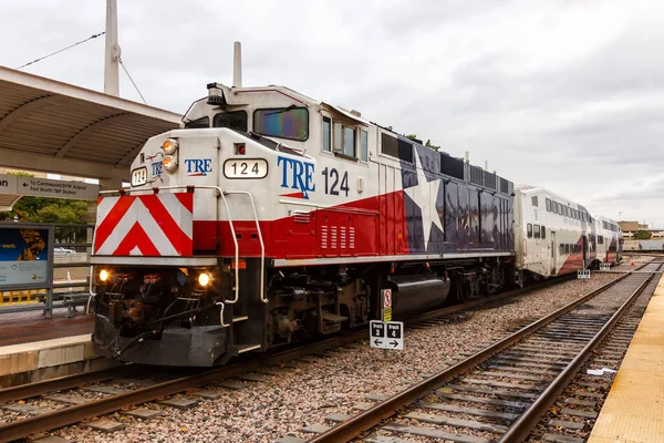 Dallas United States November 2022 Tre Trinity Railway Express Commuter — Stock Photo, Image