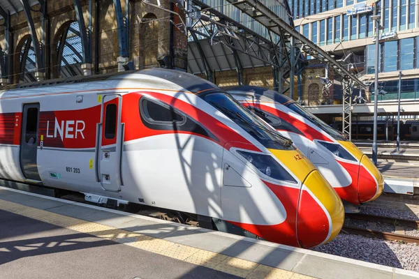 London United Kingdom April 2023 Azuma Intercity High Speed Train — Stock Photo, Image