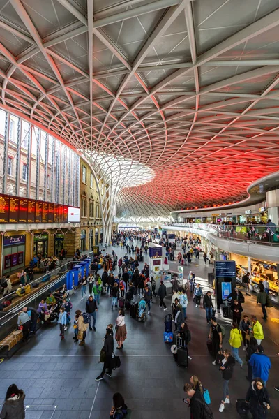 Лондон Великобритания Апреля 2023 Года Железнодорожная Станция Кингз Кросс Лондоне — стоковое фото