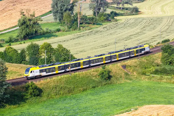 Lonsee Alemania Julio 2021 Tren Regional Desde Bwegt Operado Por — Foto de Stock