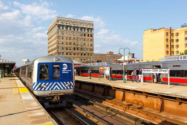 Nova Iorque Estados Unidos Maio 2023 Metro North Railroad Commuter — Fotografia de Stock