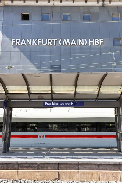 Frankfurt Almanya Temmuz 2023 Almanya Nın Frankfurt Kentindeki Ana Tren — Stok fotoğraf