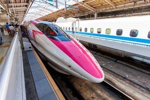 Kobe Japan September 2023 Shinkansen Hello Kitty High Speed Train — Stock Photo, Image