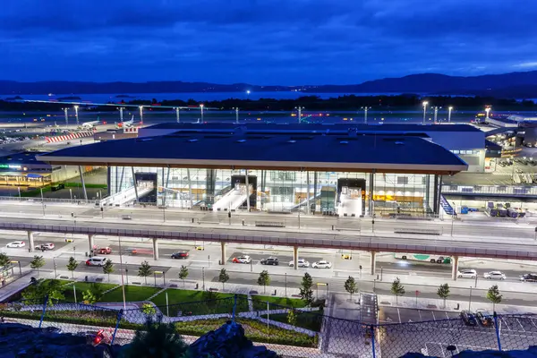 Bergen Noruega Agosto 2022 Terminal Del Aeropuerto Bergen Flesland Bgo — Foto de Stock