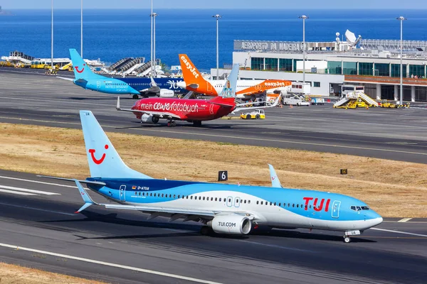 Madeira Portugal September 2022 Tui Boeing 737 800 Airplane Madeira — Stock Photo, Image