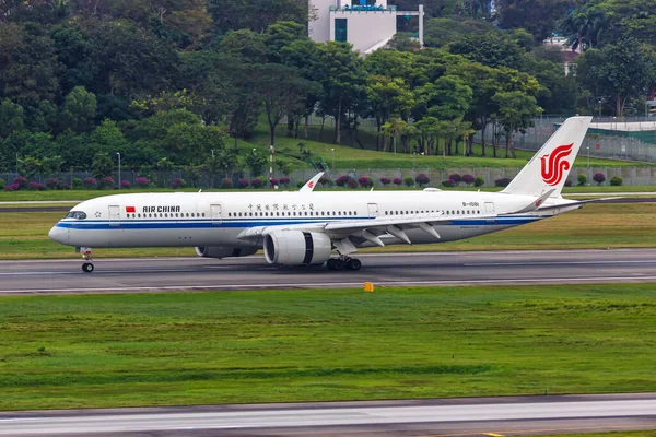 Changi Singapore February 2023 Air China Airbus A350 900 Airplane — Stock Photo, Image