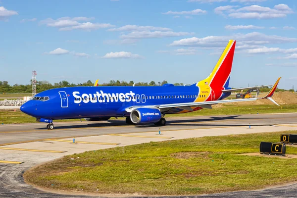 Louis Stany Zjednoczone Maja 2023 Southwest Boeing 737 800 Samolot — Zdjęcie stockowe