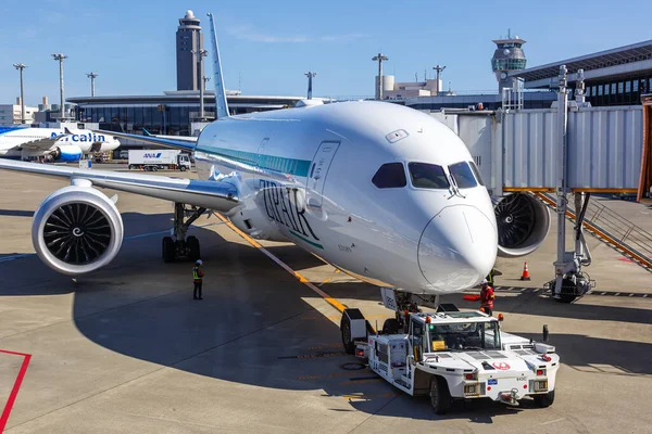 Токио Япония Октября 2023 Года Самолет Zipair Boeing 787 Dreamliner — стоковое фото