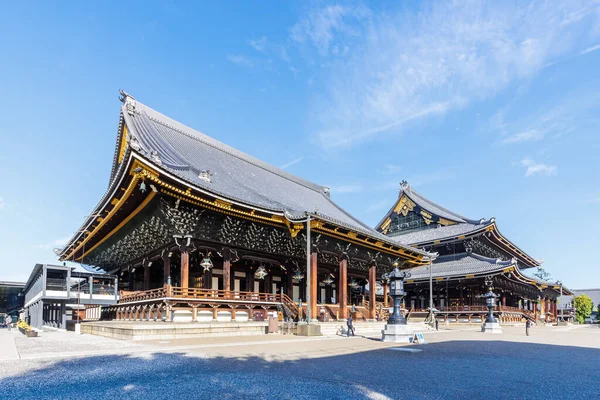 Templo Del Monasterio Higashi Hongan Budista Casco Antiguo Histórico Kyoto —  Fotos de Stock