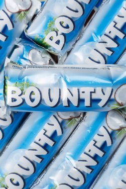 Stuttgart, Almanya - 10 Kasım 2023: Mars Inc. 'den Ödül çikolataları Stuttgart, Almanya' da bir arkaplan portresi formatıdır..