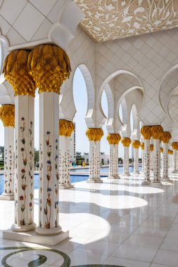 Şeyh Zayed Ulu Cami Binası Abu Dabi, Birleşik Arap Emirlikleri portre biçimi