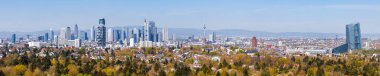 Frankfurt gökdelenleri Frankfurt, Almanya 'nın en yüksek manzaralı gökdelenleri