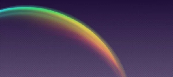 Rainbow Refraction Overlay Leak Flare Prism Light Effect Rainbow Sunlight — Stock Vector