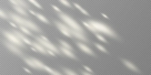 Sonnenlicht Auf Einer Wandauflage Sonnenstrahlen Raumeffekt Sonneneffekt Für Die Produktpräsentation — Stockvektor
