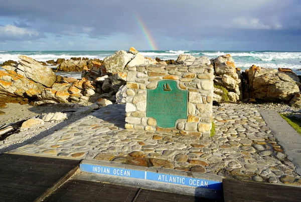 Cape Agulhas Southernmost Tip Africa Stock Picture