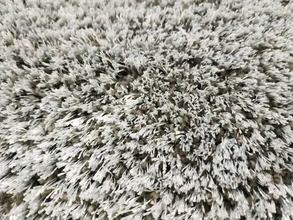 A fluffy beautiful carpet. Copy space. Flat lay, top view