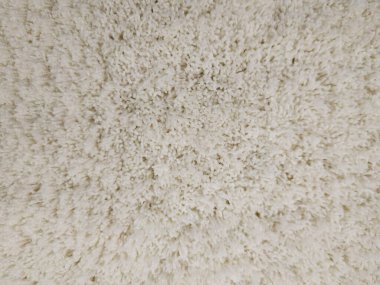 Yumuşak, güzel bir halı. Uzayı kopyala Düz yatış, üst görünüm